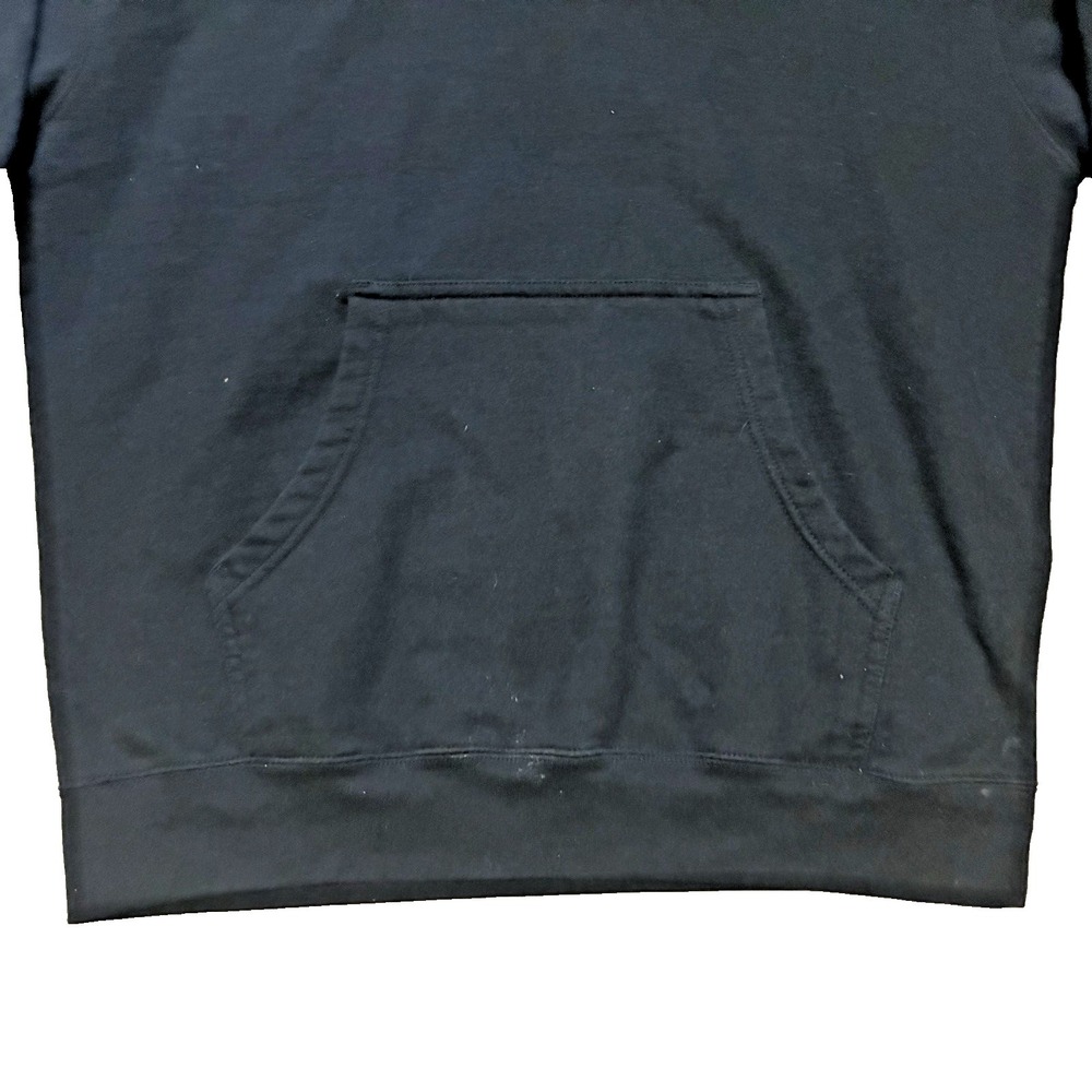 Simms Fishing Products Black Pullover Hoodie Mens Size Large L Sweatshirt Fleece - Picture 3 of 5